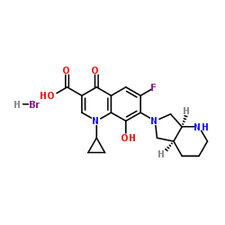 8-羟基莫西沙星氢溴酸盐结构式