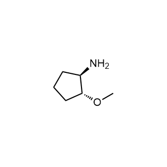 反式-2-甲氧基环戊胺结构式