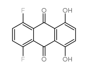 1,4-Difluoro-5,8-dihydroxyanthraquinone结构式