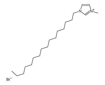 1-十六烷基-3-甲基咪唑溴盐结构式