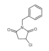 N-benzyl-3-chloropyrrolidine-2,5-dione Structure