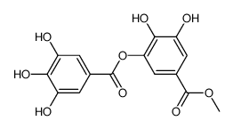 methyl 3,4-dihydroxy-5-(3,4,5-trihydroxybenzoyl)oxybenzoate Structure
