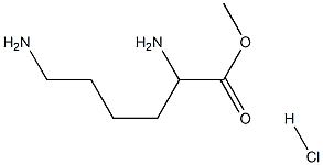 methyl 2,6-diaminohexanoate hydrochloride Structure