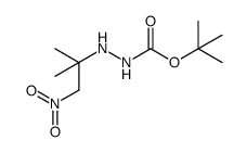 tert-Butyl 2-(2-methyl-1-nitropropan-2-yl)hydrazinecarboxylate结构式