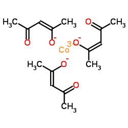 Cobalt(III) acetylacetonate Structure
