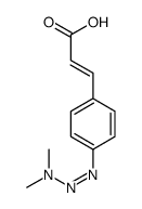 4-(3,3-dimethyl-1-triazeno)cinnamic acid结构式