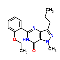 5-(2-Ethoxyphenyl)-1-methyl-3-propyl-1,6-dihydro-7H-pyrazolo[4,3-d]-7-pyrimidinone Structure