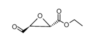 Oxiranecarboxylic acid, 3-formyl-, ethyl ester, (2S-trans)- (9CI)结构式