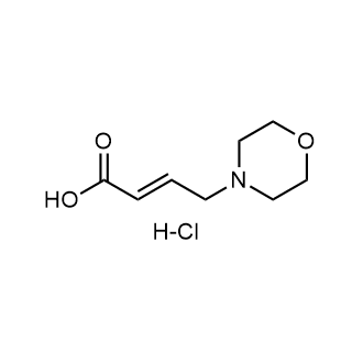 (E)-4-Morpholinobut-2-enoic acid hydrochloride Structure