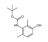 tert-butyl N-(3-hydroxy-2,6-dimethylphenyl)carbamate结构式