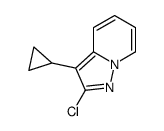 2-chloro-3-cyclopropylpyrazolo[1,5-a]pyridine结构式