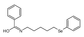 N-(5-phenylselanylpentyl)benzamide结构式