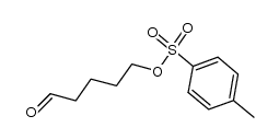 5-tosyloxypentanal Structure