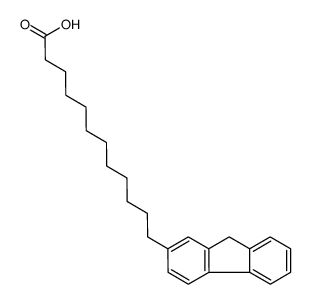 12-(9H-fluoren-2-yl)dodecanoic acid结构式