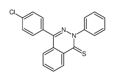 4-(4-chlorophenyl)-2-phenylphthalazine-1-thione Structure