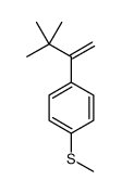 Benzene, 1-(2,2-dimethyl-1-methylenepropyl)-4-(methylthio)- structure