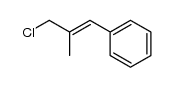 trans-(3-chloro-2-methylprop-1-enyl)benzene结构式