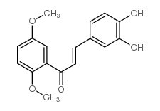 2',5'-dimethoxy-3,4-dihydroxychalcone结构式