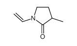 1-乙烯基-3-甲基-2-吡咯烷酮结构式
