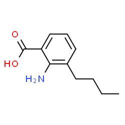 Benzoic acid, 2-amino-3-butyl- (9CI)结构式