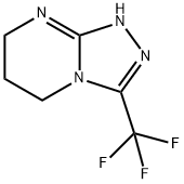 3-(三氟甲基)-1,5,6,7-四氢-[1,2,4]三唑并[4,3-A]嘧啶结构式