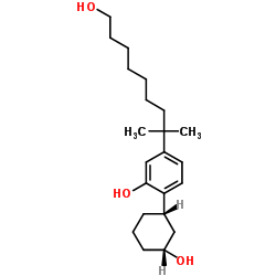 CP 47,497-C8-homolog C-8-hydroxy metabolite结构式
