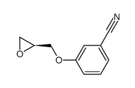 (S)-3-(环氧乙烷-2-甲氧基)苯甲腈结构式