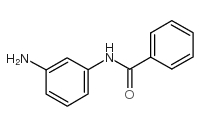 N-(3-氨基苯基)苯甲酰胺结构式