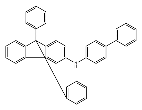 N-([1,1'-联苯]-4-基)-9,9-二苯基-9H-芴-3-胺结构式