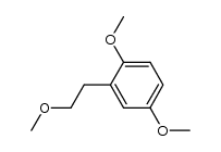 (2-Methoxy-ethyl)-hydrochinon-dimethylether Structure