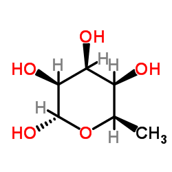 6-Deoxy-α-D-talopyranose Structure