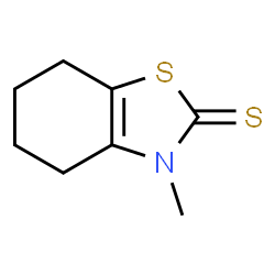 3-Methyl-4,5,6,7-tetrahydrobenzothiazole-2(3H)-thione Structure