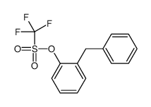 (2-benzylphenyl) trifluoromethanesulfonate结构式