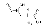 3-(羟基亚硝基氨基)丙氨酸结构式