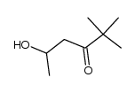 5-hydroxy-2,2-dimethyl-hexan-3-one结构式
