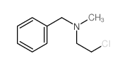 1-氯-2-[N-苄基-N-甲基氨基]-乙烷结构式