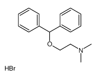 2-benzhydryloxy-N,N-dimethylethanamine,hydrobromide Structure