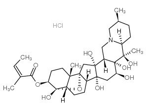veratrine hydrochloride Structure