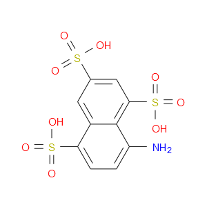 1-Naphthylamine-4,6,8-trisulfonic acid Structure