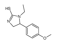 1-Ethyl-5-(4-methoxyphenyl)-2-imidazolidinethione Structure