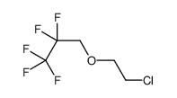 3-(2-chloroethoxy)-1,1,1,2,2-pentafluoropropane结构式