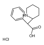 DL-erythro Ritalinic Acid Hydrochloride structure
