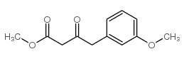 甲基 4-(3-甲氧基苯基)-3-氧代丁酸酯结构式