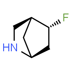 Racemic-(1S,4S,5R)-5-氟-2-氮杂二环[2.2.1]庚烷结构式