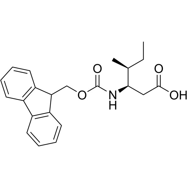 Fmoc-β-homoisoleucine Structure