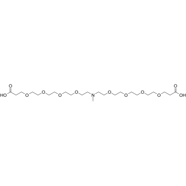 N-Me-N-(PEG4-acid)2 Structure