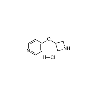 4-(Azetidin-3-yloxy)pyridinehydrochloride Structure