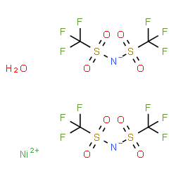 Nickel(II) bis(trifluoromethanesulfonimide) hydrate Structure
