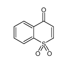 4H-1-Benzothiopyran-4-one 1,1-dioxide结构式