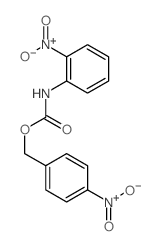 Carbanilic acid,o-nitro-, p-nitrobenzyl ester (8CI)结构式